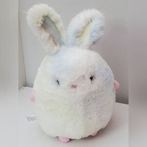 FAO Schwarz Pastel Tie Dye Easter Bunny Stuffed Plush